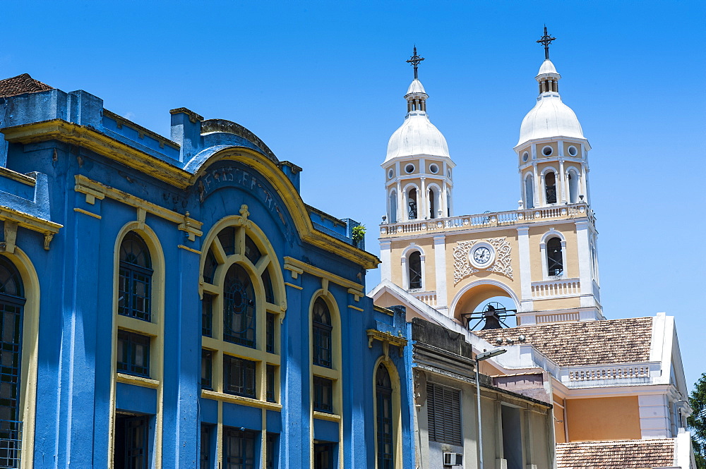 Colonial buildings in Florianopolis, Santa Catarina State, Brazil, South America 