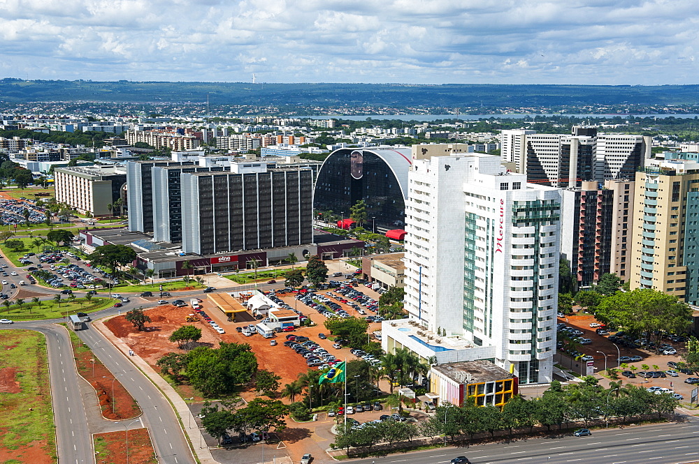 View from the Television Tower over Brasilia, Brazil, South America 