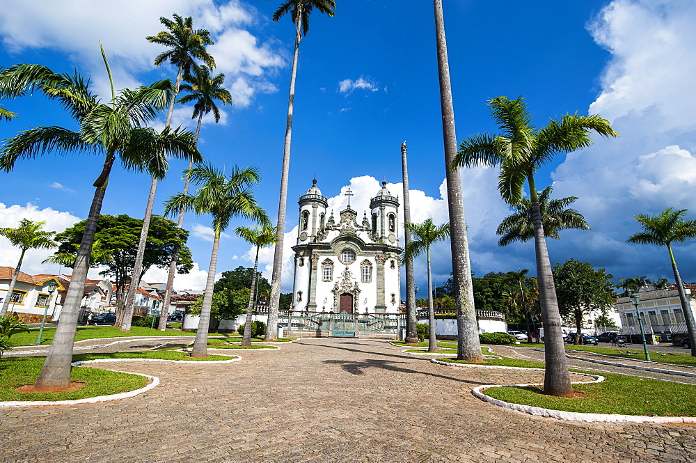 Church of Sao Francisco de Assis in Sao Joao del Rei, Minas Gerais, Brazil, South America