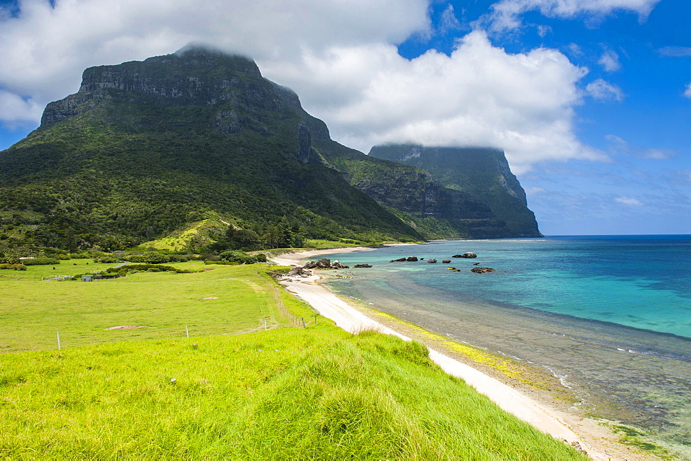 Mount Lidgbird and Mount Gower, Lord Howe Island, UNESCO World Heritage Site, Australia, Tasman Sea, Pacific