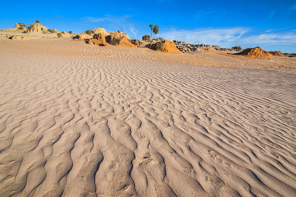 Walls of China, a series of Lunettes in the Mungo National Park, part of the Willandra Lakes Region, UNESCO World Heritage Site, Victoria, Australia, Pacific