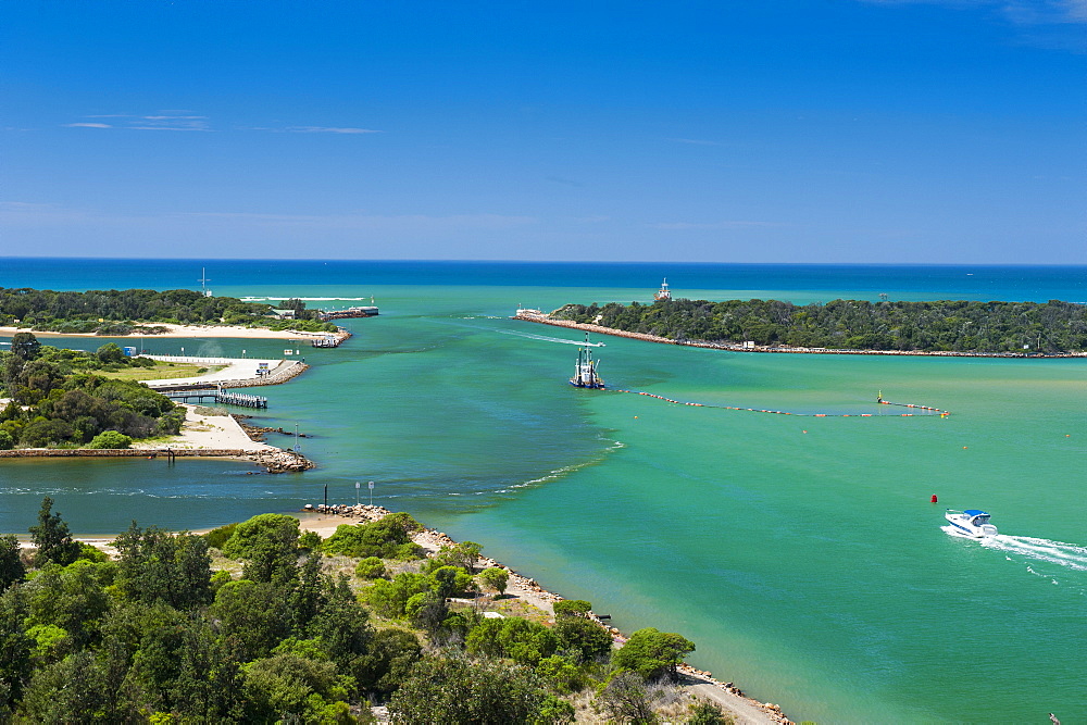 Turquoise waters at Lakes Entrance, Victoria, Australia, Pacific 