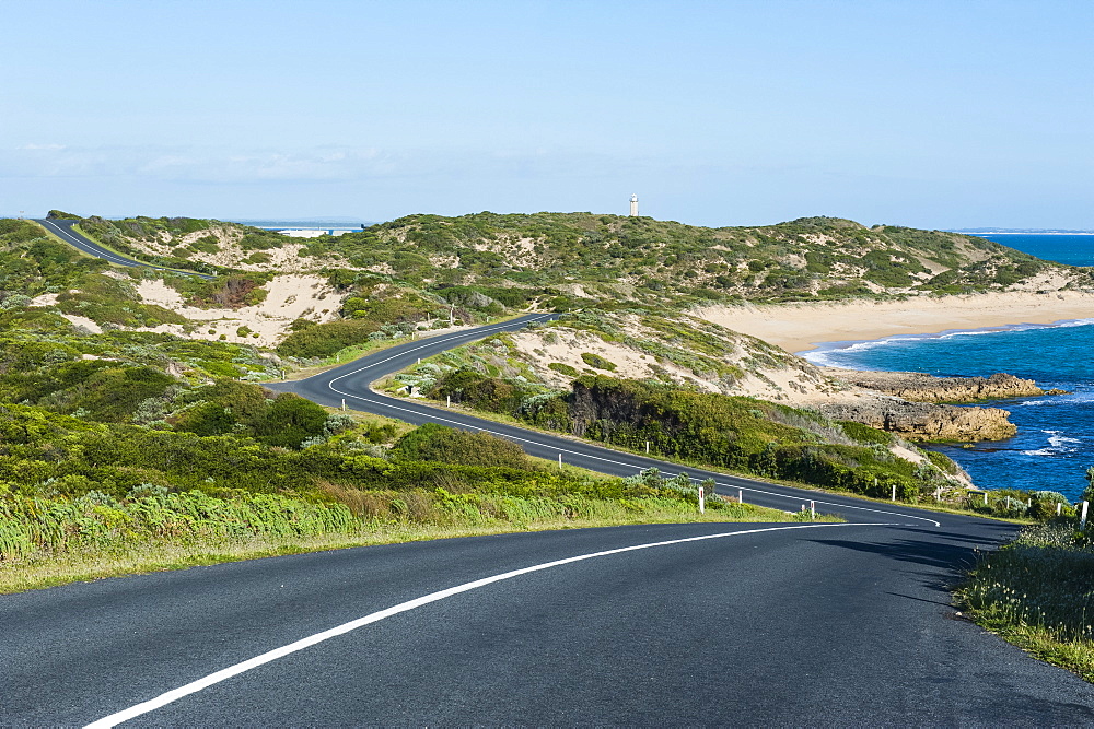 Curvy road in Beachport, South Australia, Australia, Pacific 