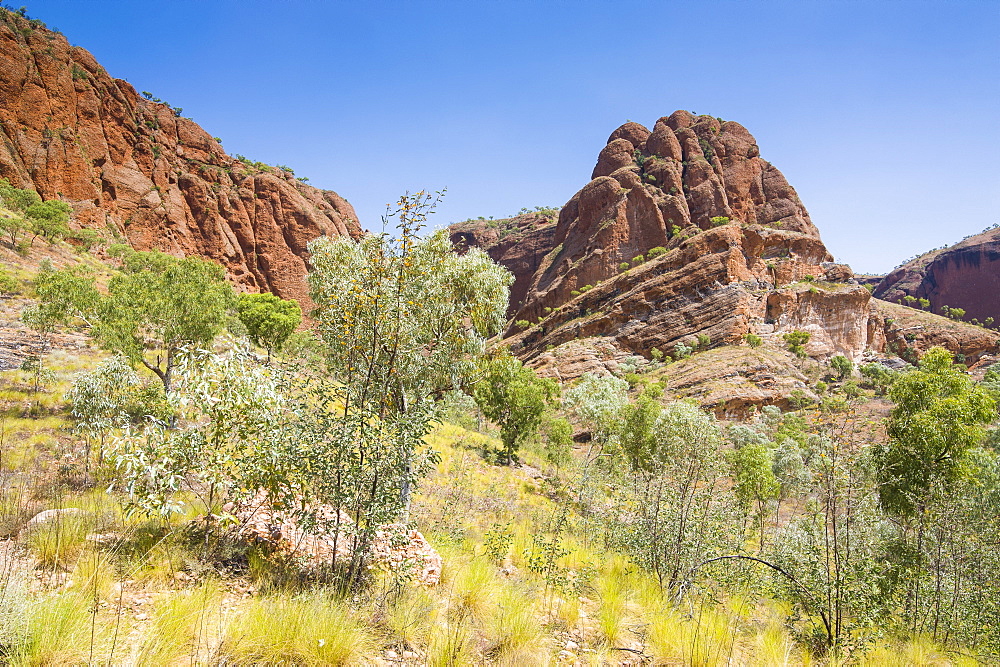 Echidna Chasm Walk, Purnululu National Park, UNESCO World Heritage Site, Bungle Bungle mountain range, Western Australia, Australia, Pacific