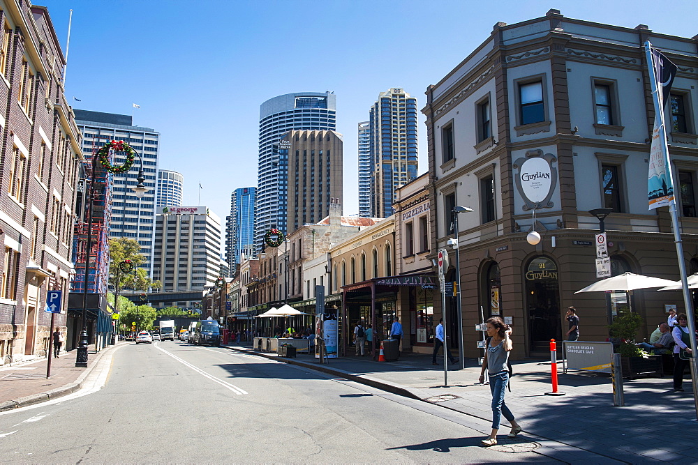 Historical district of Sydney around the harbour bridge, Sydney, New South Wales, Australia, Pacific