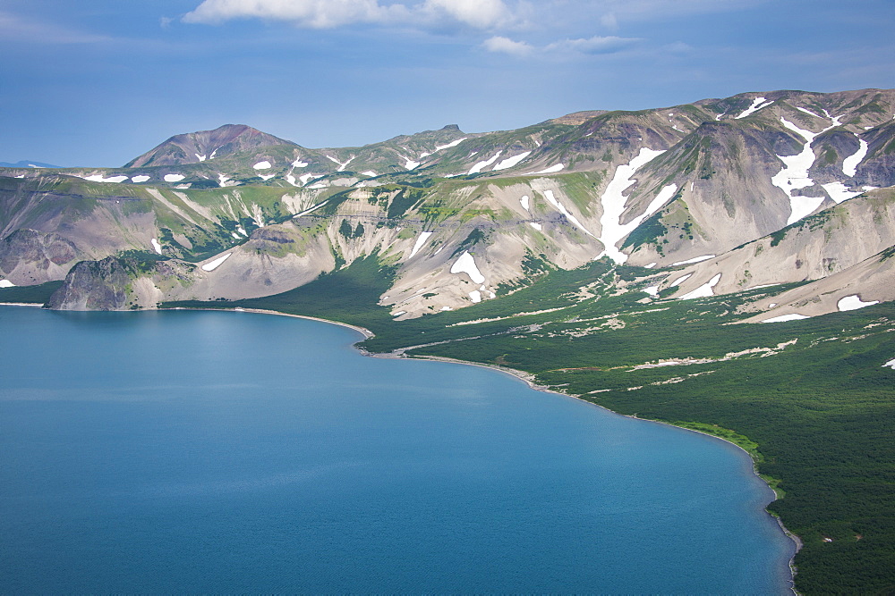 Crater of Ksudach Volcano, Kamchatka, Russia, Eurasia 