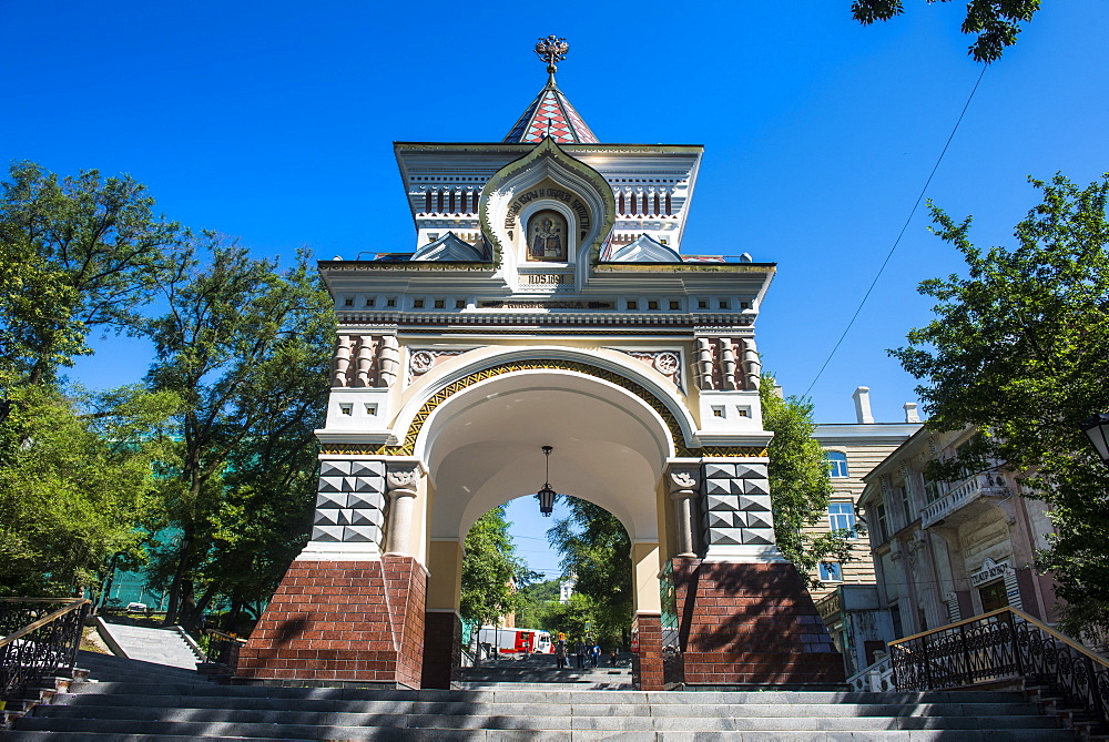 The Nicholas Triumphal Gates, Vladivostok, Russia, Eurasia 