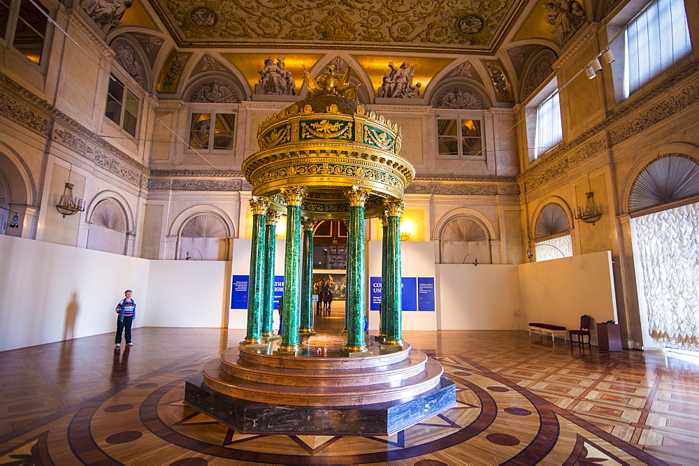 Inside the Hermitage (Winter Palace), UNESCO World Heritage Site, St. Petersburg, Russia, Europe