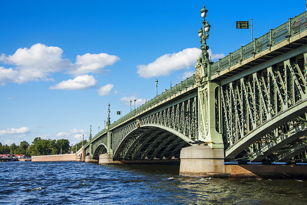 Trinity Bridge, St. Petersburg, Russia, Europe 