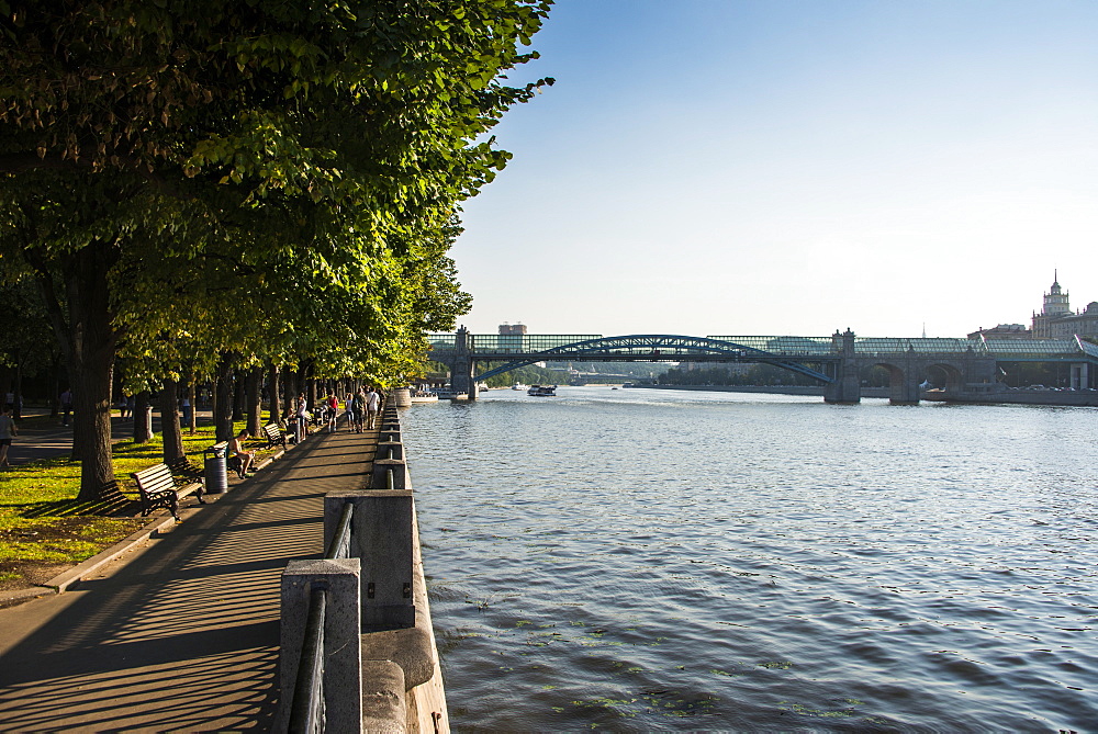 Gorky Park on the Moscow River, Moscow, Russia, Europe