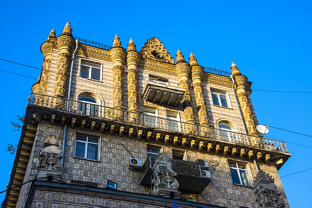 Stalinist architecture in the center of Kiev (Kyiv), Ukraine, Europe 