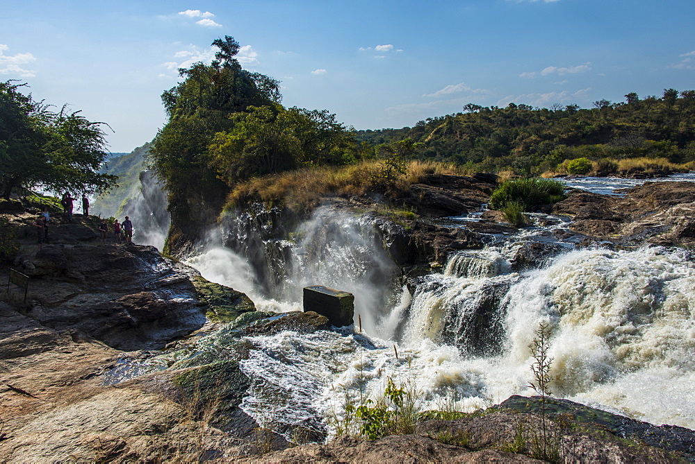 Murchison Falls (Kabarega Falls) on the Nile, Murchison Falls National Park, Uganda, East Africa, Africa