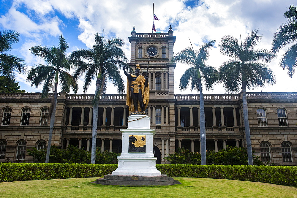 Iolani Palace, Honolulu, Oahu, Hawaii, United States of America, Pacific 