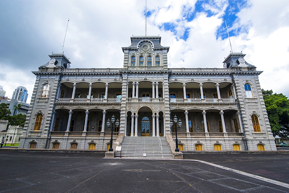 Iolani Palace, Honolulu, Oahu, Hawaii, United States of America, Pacific 