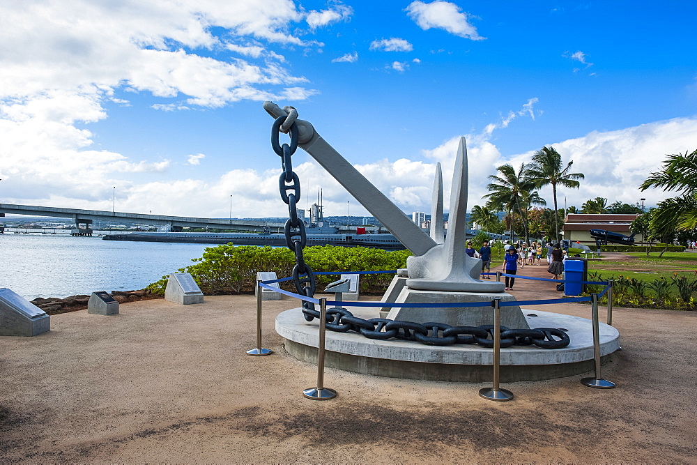 Huge anchor in Pearl Habour, Oahu, Hawaii, United States of America, Pacific 