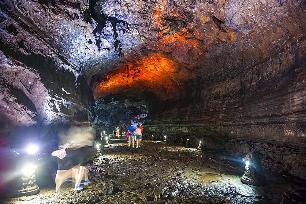 Manjanggul longest lava tube system in the world on the island of Jejudo, UNESCO World Heritage Site, South Korea, Asia