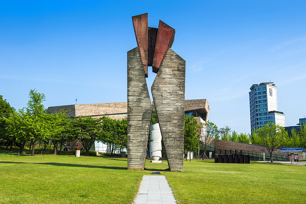 Modern art in the Olympic Park, Seoul, South Korea, Asia