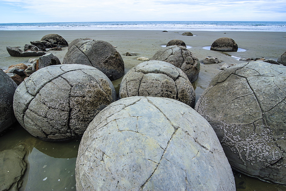 Moeraki Boulders, Koekohe Beach, South Island, New Zealand, Pacific