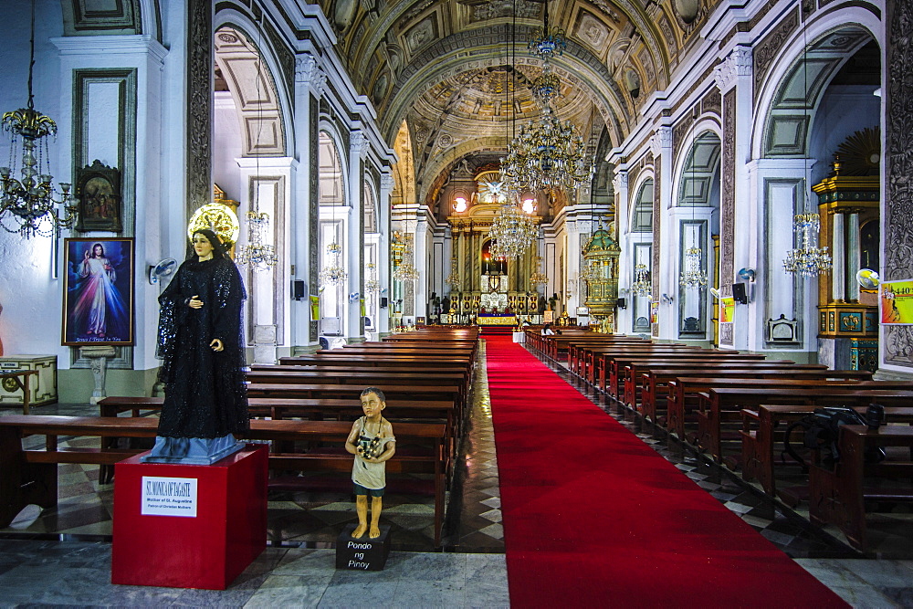 Interior of the San Augustin Church, Intramuros, Manila, Luzon, Philippines, Southeast Asia, Asia