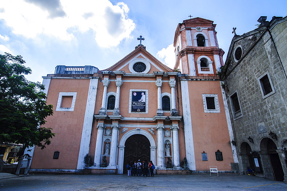 Entrance gate of the San Augustin Church, Intramuros, Manila, Luzon, Philippines, Southeast Asia, Asia