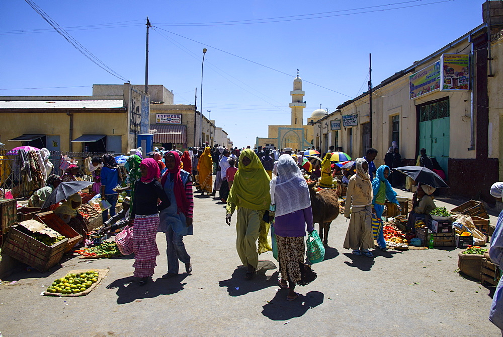 Market in Adi Keyh, Eritrea, Africa