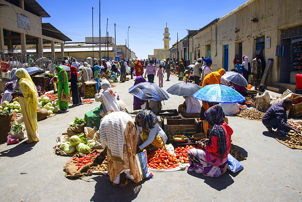 Market in Adi Keyh, Eritrea, Africa