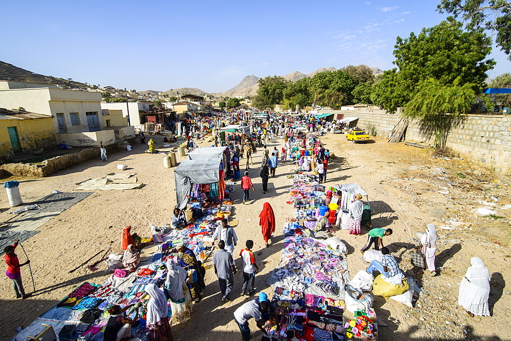 The colourful Monday market of Keren, Eritrea, Africa