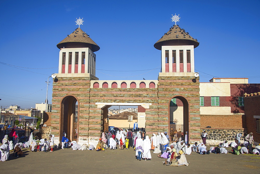 Coptic Cathedral of St. Mariam, Asmara, Eritrea, Africa