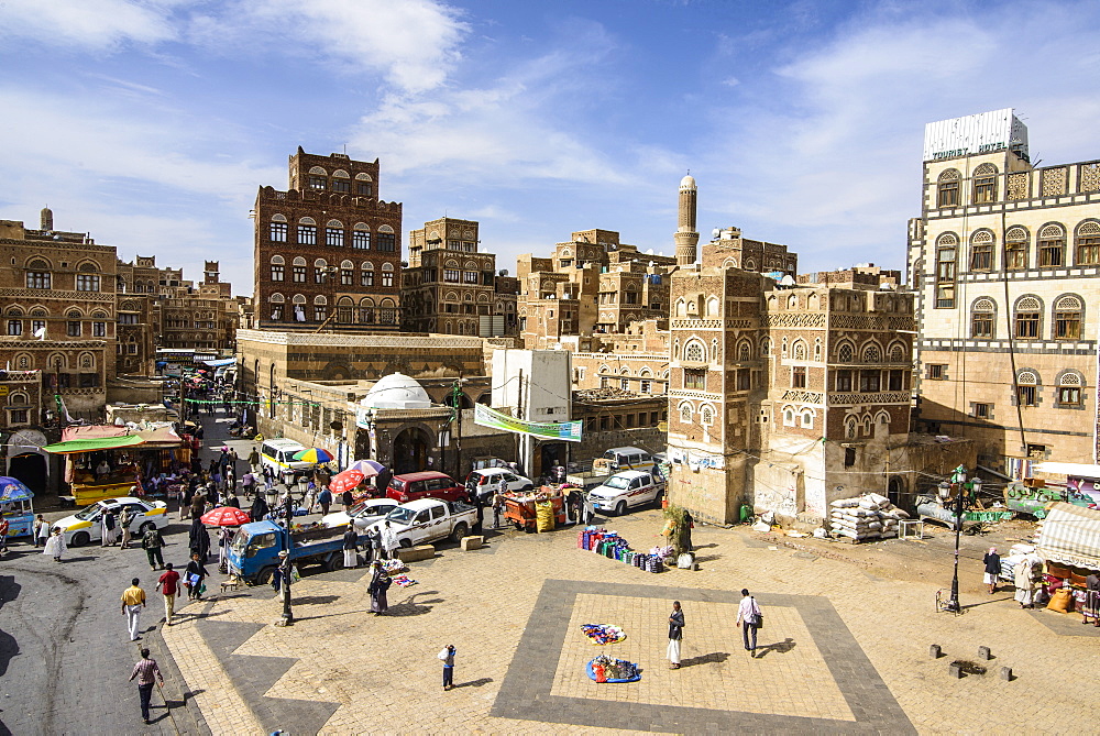 The Old Town, UNESCO World Heritage Site, Sanaa, Yemen, Middle East