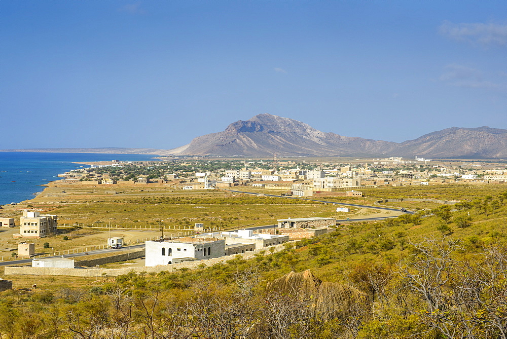 View of Hadibo, capital of the island of Socotra, UNESCO World Heritage Site, Yemen, Middle East