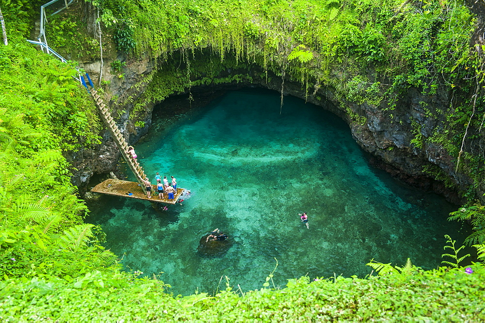 To Sua ocean trench in Upolu, Samoa, South Pacific, Pacific