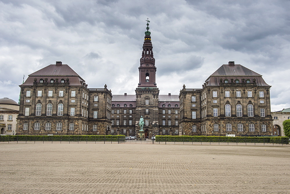 Christiansborg Castle seat of the Danish parliament, Copenhagen, Denmark, Scandinavia, Europe