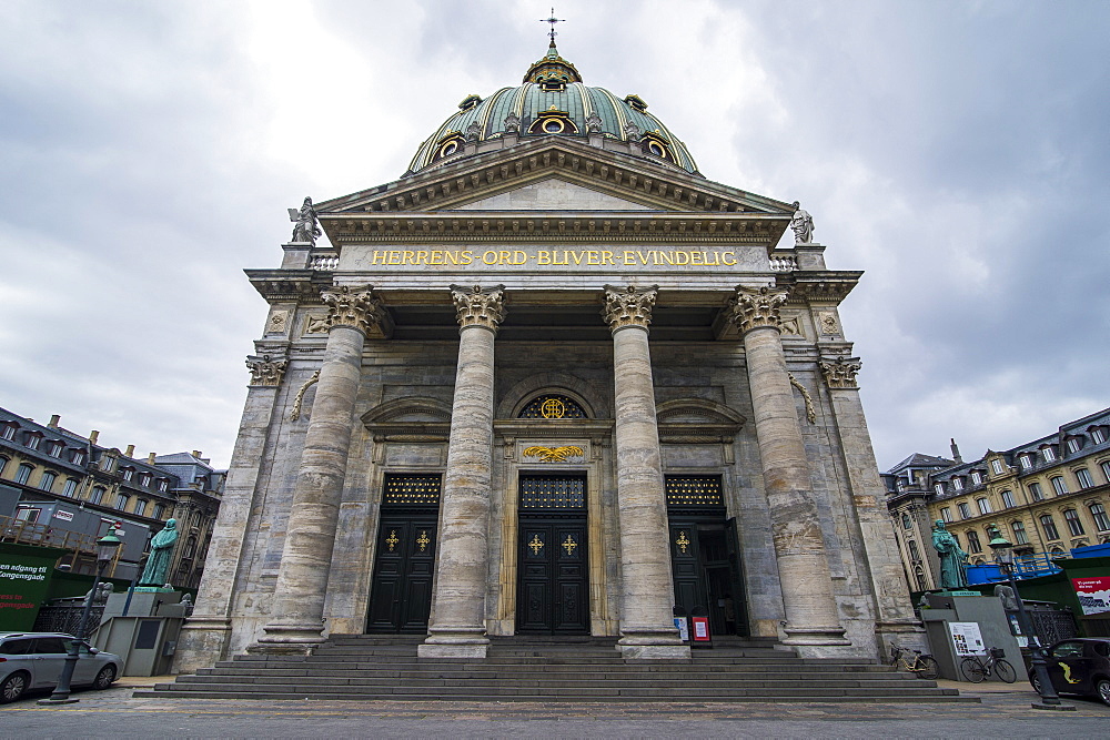 Frederik's Church (The Marble Church) (Marmorkirken), Copenhagen, Denmark, Scandinavia, Europe