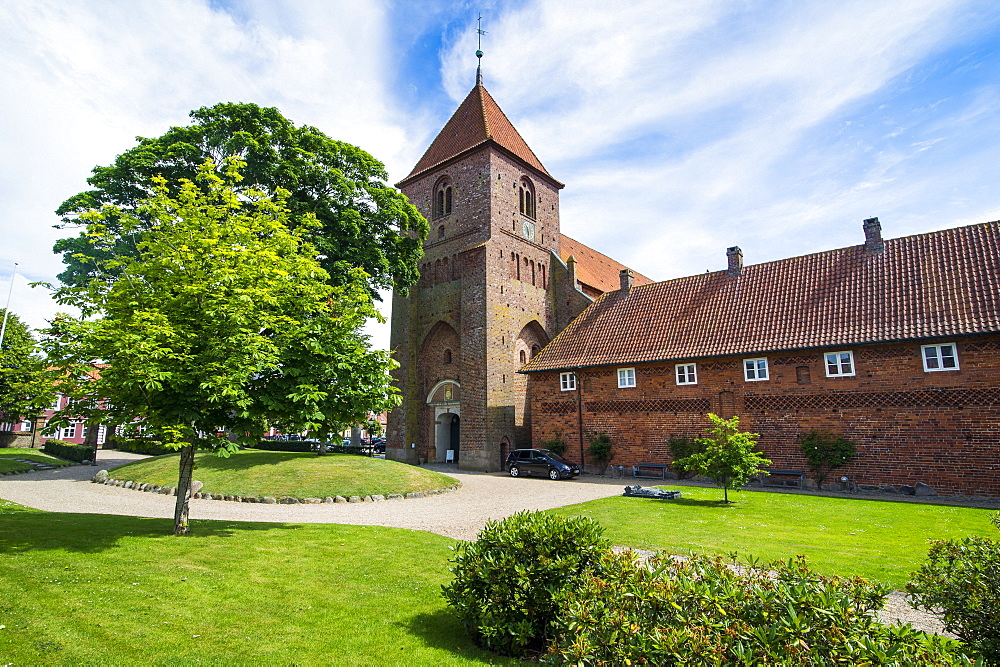 St. Catharina's Abbey in Ribe, Denmark's oldest surviving city, Jutland, Denmark, Scandinavia, Europe