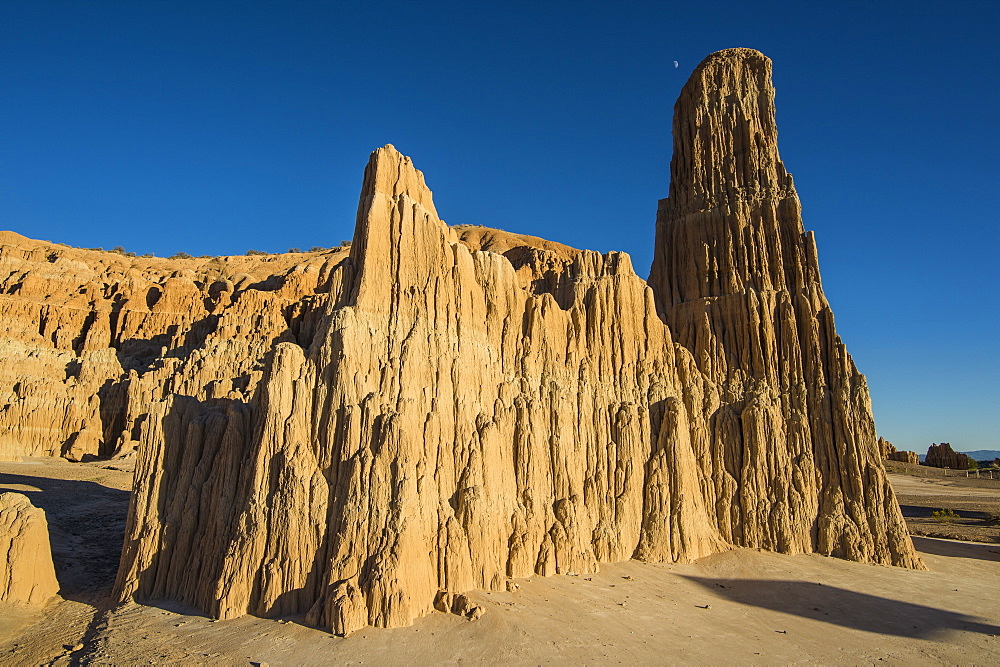 Sandstone formations in the Cathedral Gorge State Park, Nevada, United States of America, North America