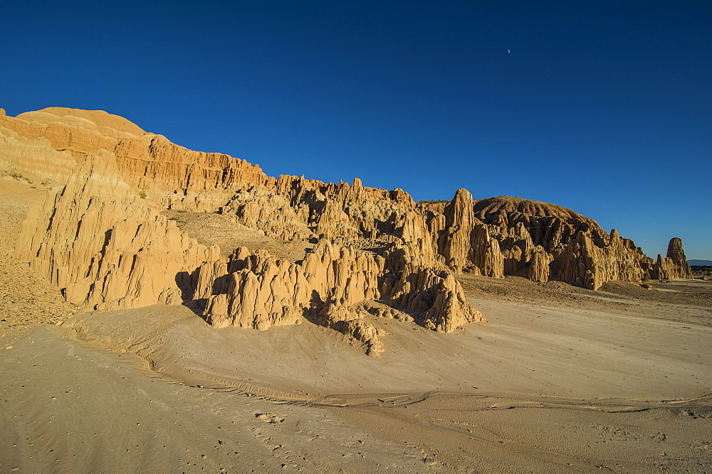 Sandstone formations in the Cathedral Gorge State Park, Nevada, United States of America, North America