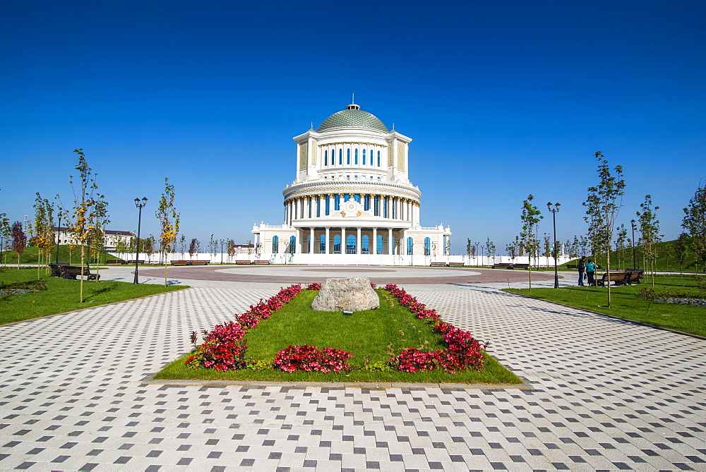 National Opera of Chechnya, Grozny, Chechnya, Caucasus, Russia, Europe