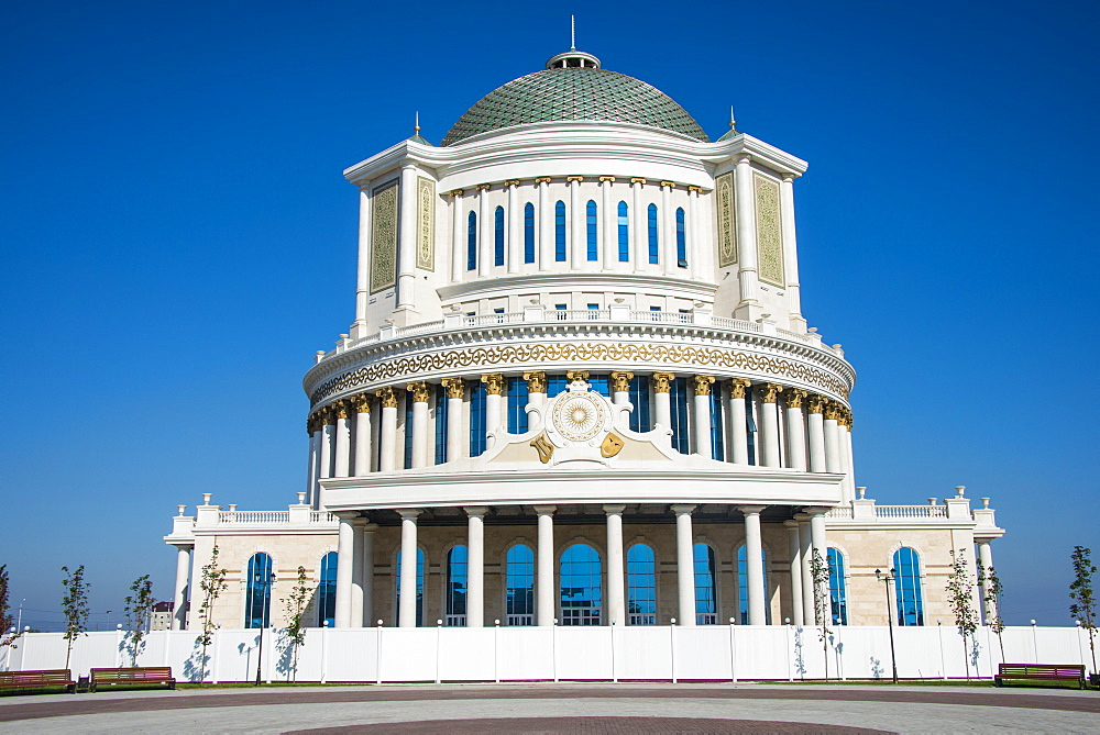 National Opera of Chechnya, Grozny, Chechnya, Caucasus, Russia, Europe