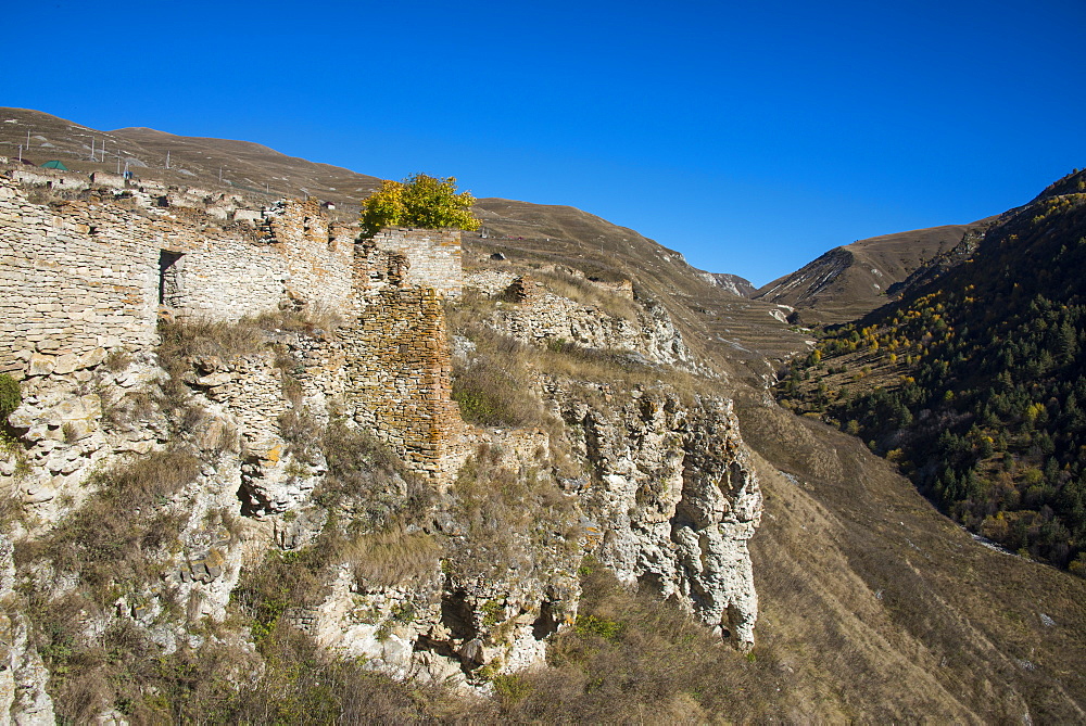 Old ruined city of Kho, Dagestan Mountains, Dagestan, Caucasus, Russia, Europe