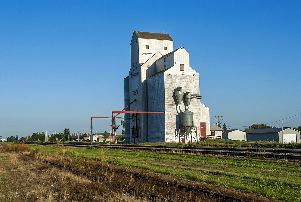 Giant mill in Saskatchewan, Canada, North America