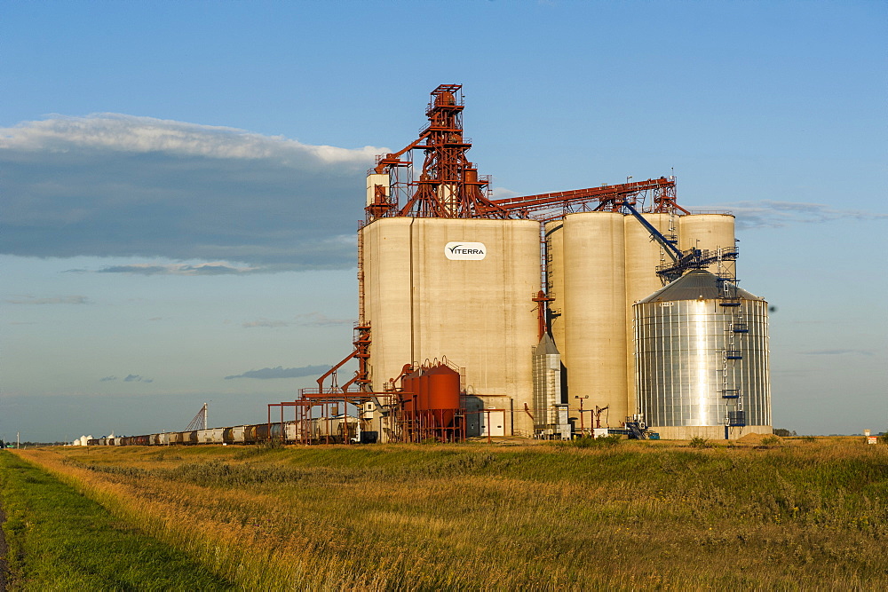 Giant mill in Saskatchewan, Canada, North America