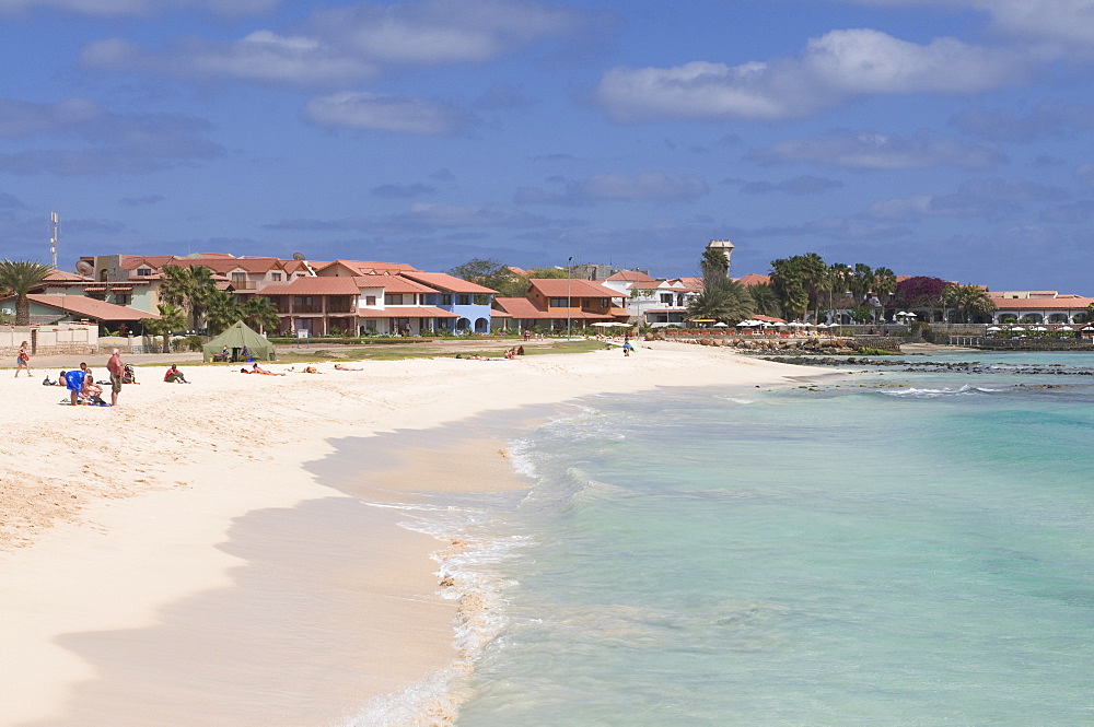 Sandy beach, Santa Maria, Sal, Cape Verde, Atlantic, Africa