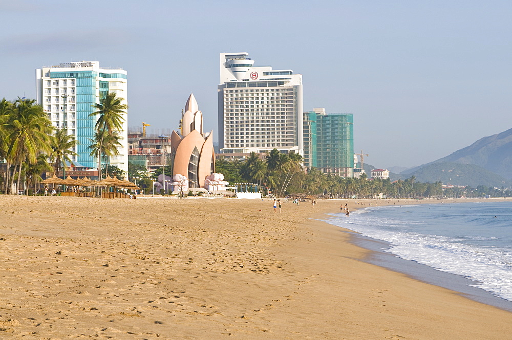 The beach of Nha Trang, Vietnam, Indochina, Southeast Asia, Asia