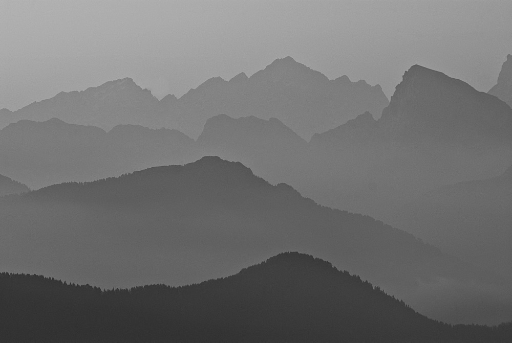 Dolomites at sunset, Vento, Italy, Europe