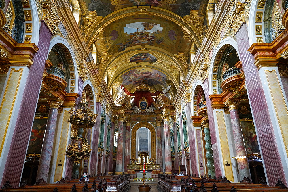 The Jesuit Church (Jesuitenkirche) (University Church), Vienna, Austria, Europe