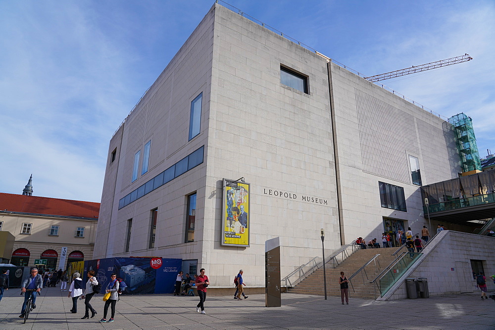 Leopold Museum in the Museumsquartier in Vienna, Austria, Europe