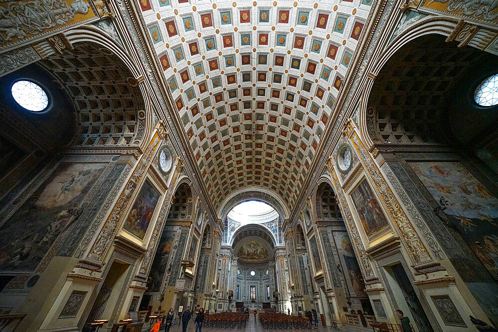 Basilica of Sant'Andrea, Mantua, Lombardy, Italy, Europe