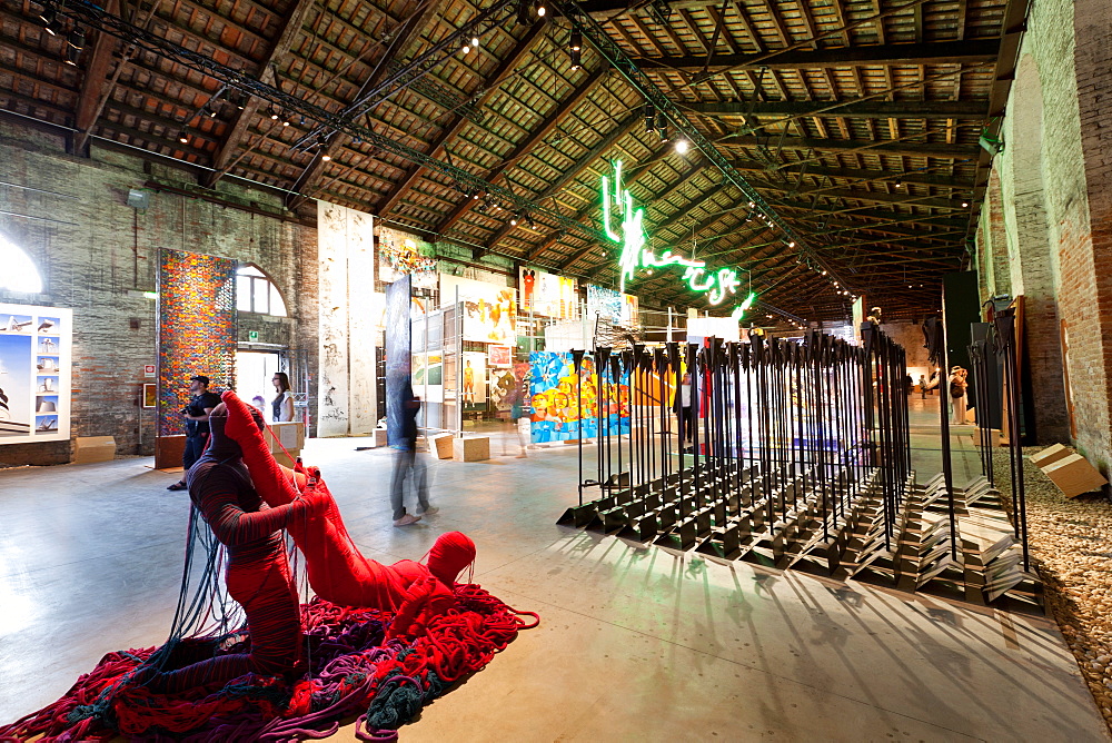 The Italian pavilion at the 54th Venice Biennale, Venice, Veneto, Italy, Europe