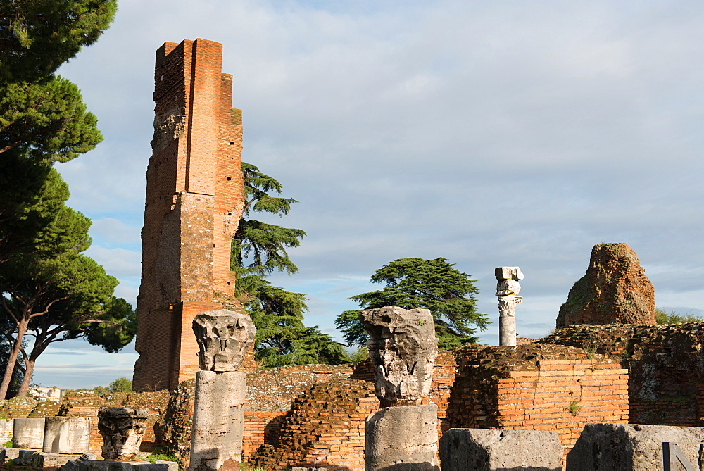 Imperial palace at Forum Romanum, Palatine Hill, Rome, Lazio, Italy, Europe