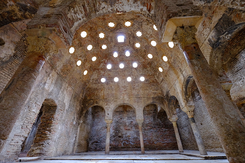 El Banuelo (Banos Arabes) (Arab Baths), Granada, Andalucia, Spain, Europe